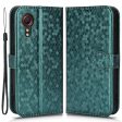 For Samsung Galaxy Xcover 5 Shockproof Phone Case Dot Pattern Imprinted Magnetic Clasp Leather Cover with Stand Wallet Online