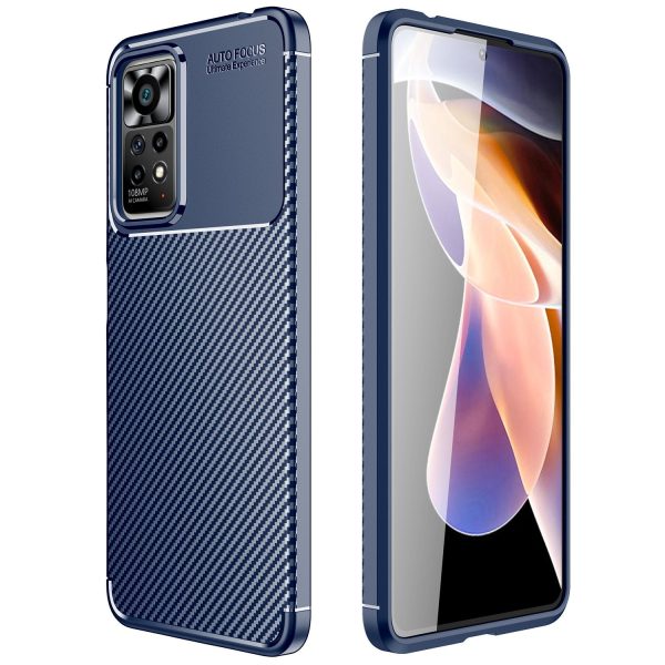 For Xiaomi Redmi Note 11 Pro+ 5G   Note 11 Pro 5G Carbon Fiber Texture Phone Cover Ultra Slim Soft TPU Back Case Cheap