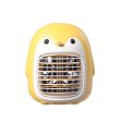 SX-HF03 Cute Penguin Shape Portable Desktop Air Cooler Air Conditioning Water Cooling Fan for Home Office Online now