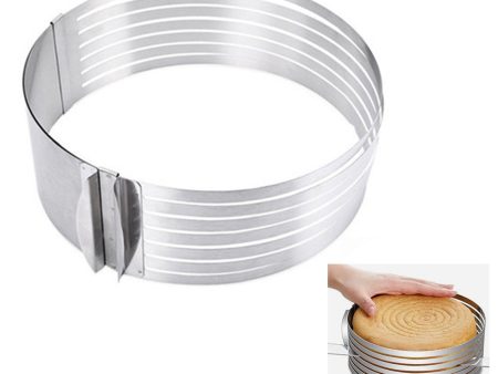 Mousse Mould Ring Bakeware Tool Large 9.5 to 12 Inch Adjustable Round Stainless Steel Cake Bakery Ring (BPA-free, No FDA Certificate) Online Hot Sale