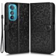 For Motorola Edge 30 5G Mobile Phone Bag Case Wallet Dot Pattern Imprinted PU Leather Stand Phone Cover Supply