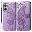 For OnePlus Nord CE 2 5G Imprinted Butterfly Pattern PU Leather Protective Case Phone Flip Stand Wallet Cover Discount