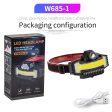 W685-5 Multi-function Head Lamp 5 LED+COB Strong Light 90-degree Adjustable Headlight Outdoor Headband Flashlight for Night Riding Fishing For Discount