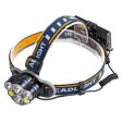 KC06 USB Rechargeable 6 LED Headlamp 2*T6+2*XPE+2*COB Headlight Waterproof Head Torch Fashion