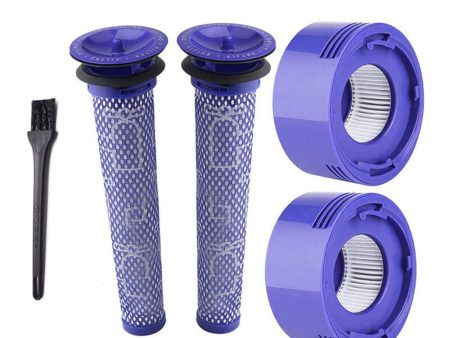 5-in-1 Vacuum Cleaner Accessories Set for Dyson V7   V8, 2Pcs Front Filter Cores+2Pcs Rear Filter Cores+1Pc Cleaning Brush Sale