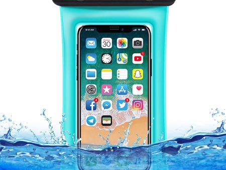 Floating Airbag Waterproof Bag for Under 7.2-inches Cell Phone Beach Pool Phone Dry Bag with Lanyard Supply