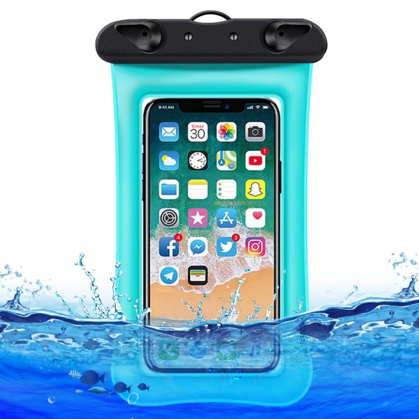 Floating Airbag Waterproof Bag for Under 7.2-inches Cell Phone Beach Pool Phone Dry Bag with Lanyard Supply