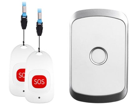 C20 Caregiver Call Button EU Plug Wireless Emergency SOS Smart Doorbell  Nurse Call Bell 2 Call Buttons and 1 Receiver for Elderly at Home Online