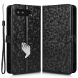 Dot Pattern Imprinted Case for Asus ROG Phone 5, PU Leather Stand Wallet Well-protected Phone Cover For Cheap