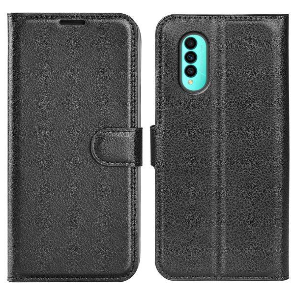 For Wiko T50 4G Litchi Texture Magnetic Clasp PU Leather Stand Phone Case Anti-scratch Wallet Protective Cover Online Hot Sale