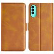 For Wiko T50 4G Double Magnetic Clasp Phone Case Shockproof Textured PU Leather TPU Wallet Stand Cover Sale