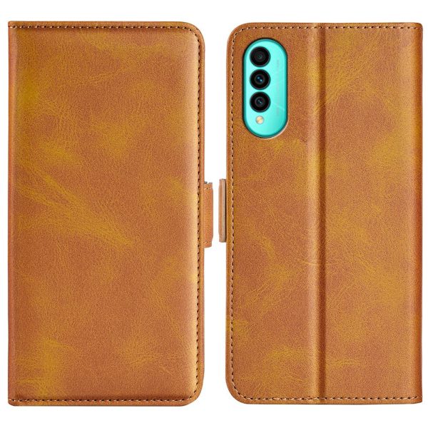 For Wiko T50 4G Double Magnetic Clasp Phone Case Shockproof Textured PU Leather TPU Wallet Stand Cover Sale