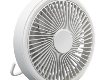 XYD-F46 USB Rechargeble Mini Cooling Fan LED Light Hanging Fan Air Cooler with Remote Control for Home Office Online now