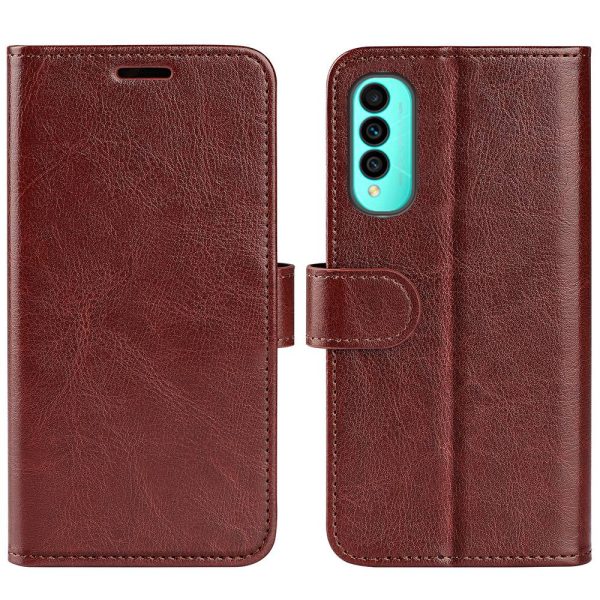 For Wiko T50 4G PU Leather Crazy Horse Texture Protective Cover, Book Style Wallet Stand Magnetic Clasp Phone Case Cheap