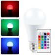 10W E27 RGB LED Bulb Light Remote Control Colorful Changing Atmosphere Lamp for Home Party Discount