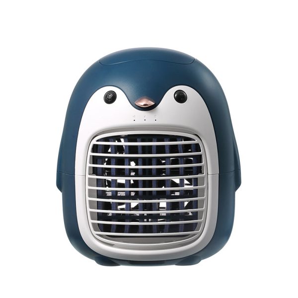 SX-HF03 Cute Penguin Shape Portable Desktop Air Cooler Air Conditioning Water Cooling Fan for Home Office Online now