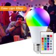 10W E27 RGB LED Bulb Light Remote Control Colorful Changing Atmosphere Lamp for Home Party Discount