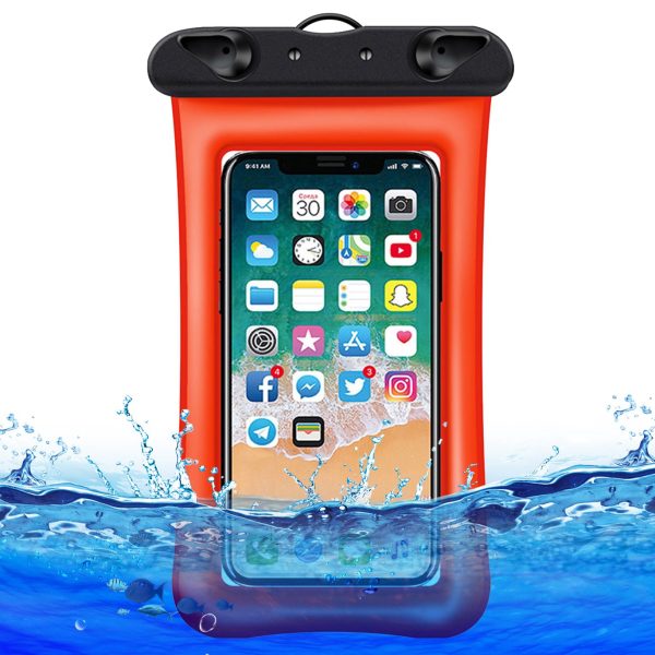 Floating Airbag Waterproof Bag for Under 7.2-inches Cell Phone Beach Pool Phone Dry Bag with Lanyard Supply