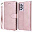 For Samsung Galaxy A33 5G KT Leather Series-3 Detachable Leather Coated TPU Case Stand Wallet PU Leather Phone Cover with Strap Discount