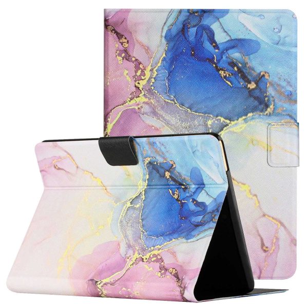 For Amazon Kindle Paperwhite 5 (2021) Card Holder Foldable Stand Tablet Case Marble Pattern Auto Wake   Sleep Leather Cover Fashion