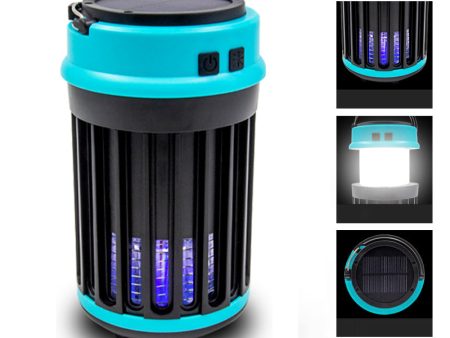 5861T Portable Solar USB Charge Mosquito Killer Lamp Electric LED Insect Fly Bug Trap Light For Discount