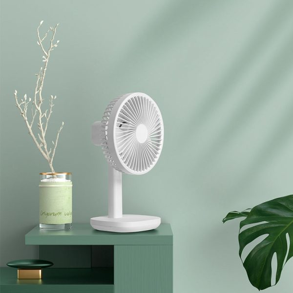 F6 4000mAh Oscillating Standing Desktop Fan 3-Speed Table Fan Mini Personal Fan for Home Office Bedroom Online