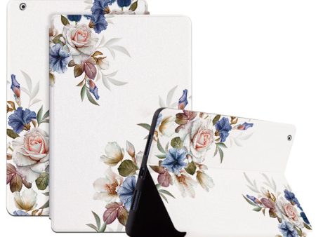 For Apple iPad Air (2013)   Air 2   iPad 9.7-inch (2017)   (2018)   Pro 9.7 inch (2016) Flower Pattern Printed Auto Wake   Sleep Function Adjustable Stand PU Leather Tablet Case Protector Discount